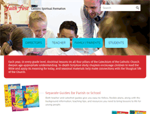 Tablet Screenshot of faithfirst.com